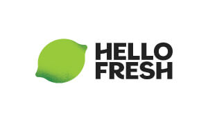 Carolina Riesgo Bilingual Voiceover Artist Hello Fresh Logo